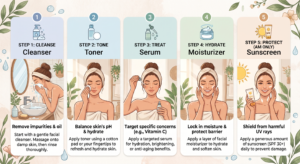 Follow tan removal skincare routine step by step
