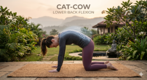 Relieve female lower back pain with stretching exercises