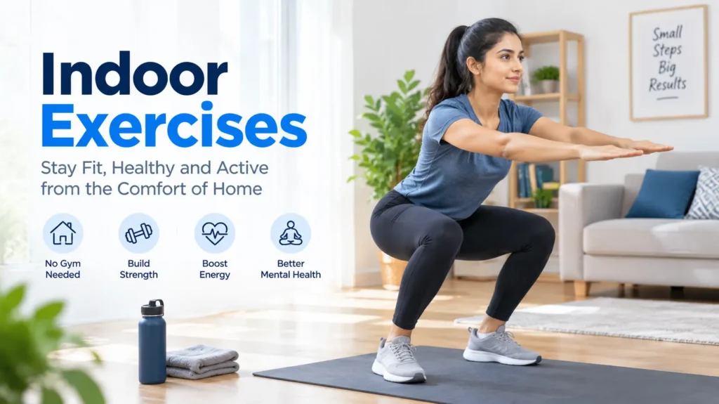 Best indoor exercises for a rainy day at home